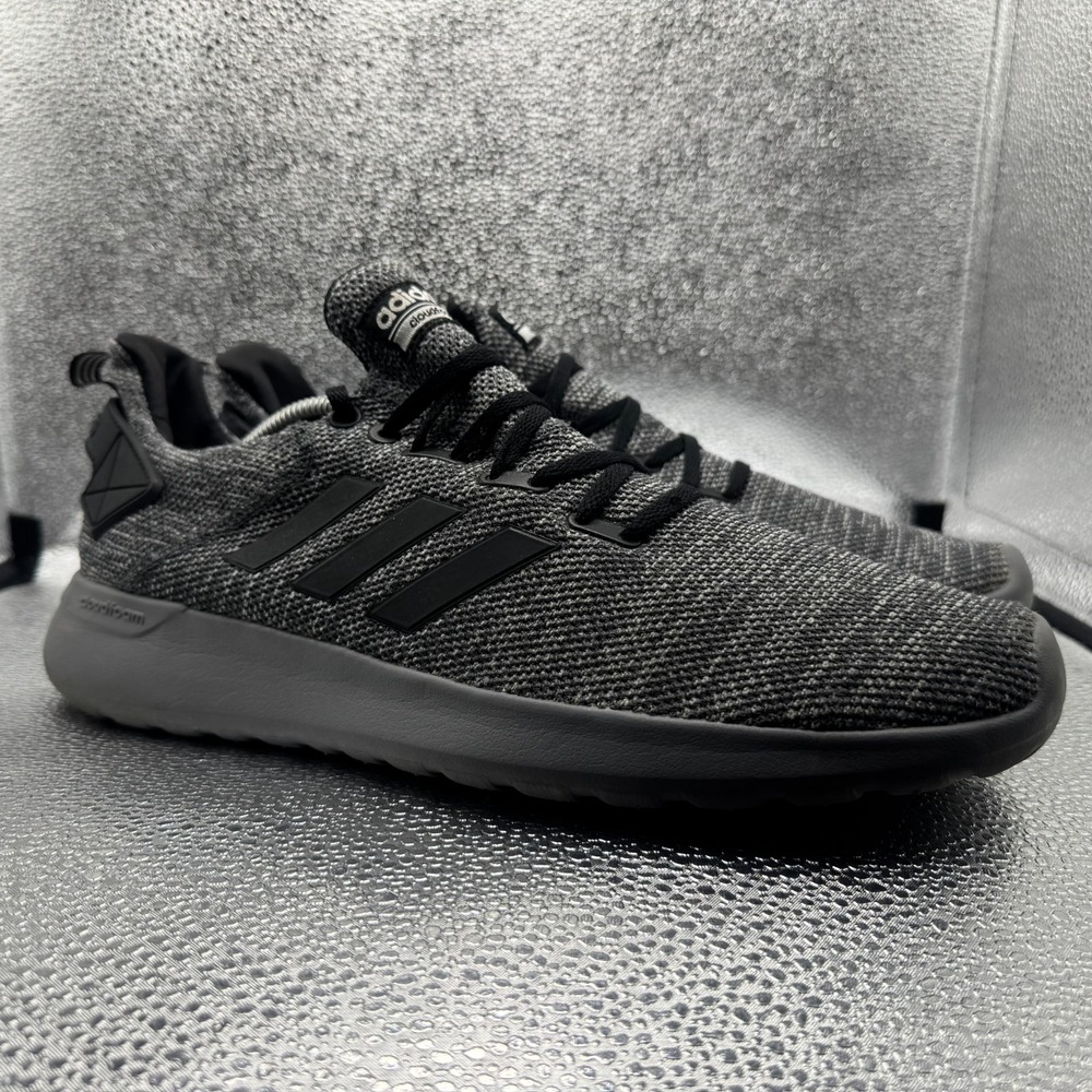 Size 12 Adidas Cloud Foam Lite Racer BYD Gray Black Mens Running Shoes EG3749